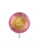 Globos foil COMUNIÓN rosa 17  43cm