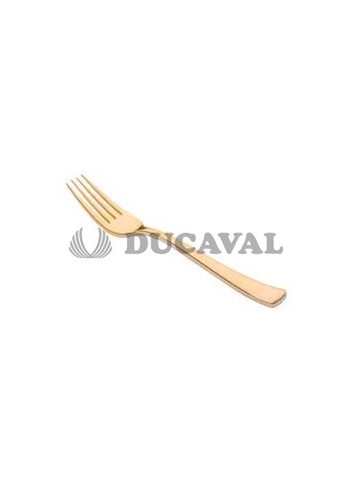 Tenedor oro 18.50cm 6ud | Ducaval | Envíos 24/48 horas