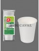 Vaso cartón blanco 250cc