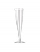 Copa cava pie transparente reut 150cc s/4 | Ducaval | Envíos 24/48 horas 