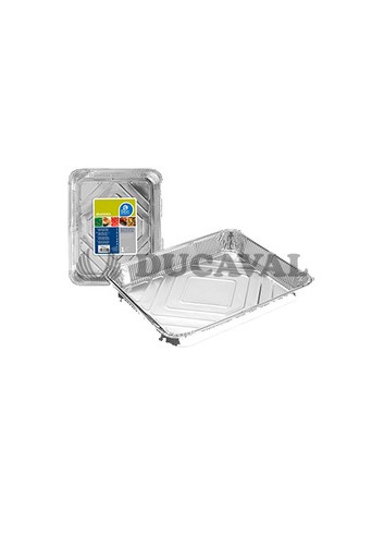 Bandeja rectangular 226x175x38mm (2 unidades) - Disfraces Ducaval