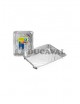 Bandeja rectangular 226x175x38mm (2 unidades) - Disfraces Ducaval