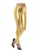 Leggins dorado metalizado
