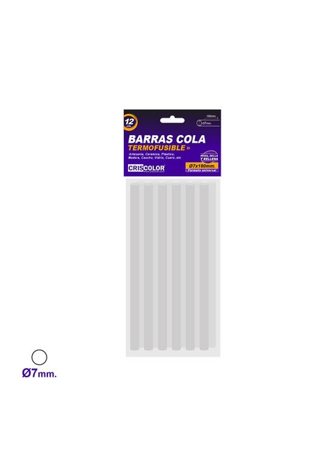 Barra silicona 7x180mm (12 unidades) - Ducaval envios 24/48 horas