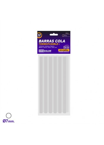Barra silicona 7x180mm (12 unidades) - Ducaval envios 24/48 horas