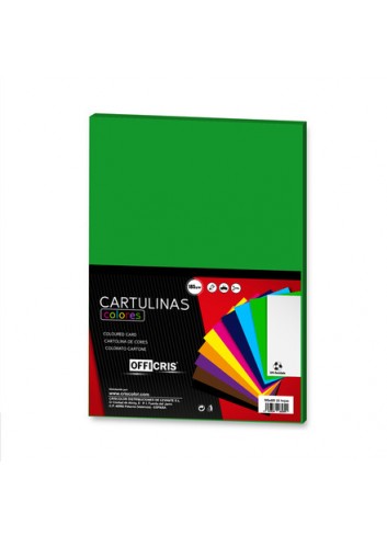 Cartulina verde 50x65cm | Ducaval | Envíos 24/48h