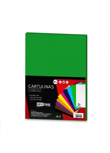 Cartulina verde 50x65cm | Ducaval | Envíos 24/48h