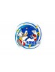 Platos Sonic 23cm 8 unidades - Disfraces Ducaval
