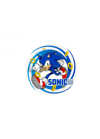 Platos Sonic 23cm 8 unidades - Disfraces Ducaval