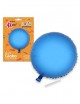 Globo circular azul poliamida tubito 49x46cm