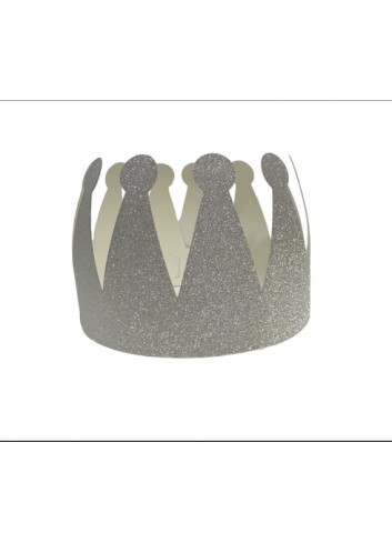 Corona papel plata 3 unidades