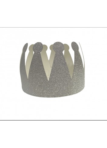 Corona papel plata 3 unidades
