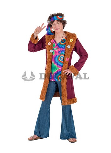 Disfraz de Hippie Hombre Lujo - Disfraces Ducaval