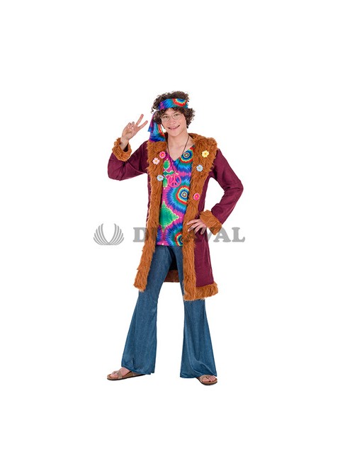 Disfraz de Hippie Hombre Lujo - Disfraces Ducaval