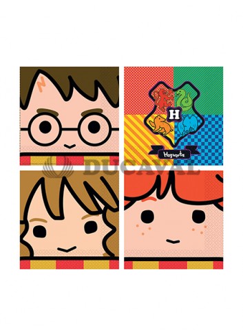 Servilletas Harry Potter 33X33 16 unidades. Ducaval envios 24/48 horas