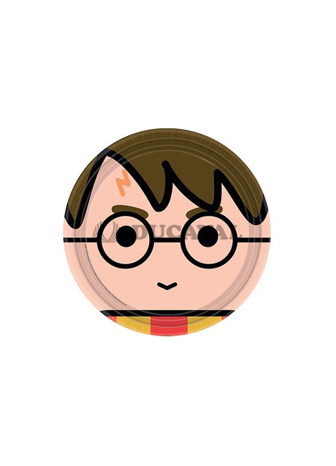 Platos 23cm Harry Potter 8 unidades. Ducaval envios 24/48 horas