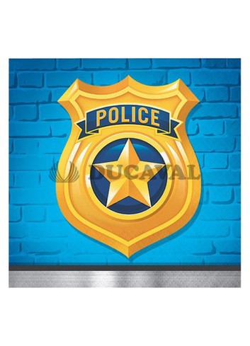 Servilletas policia 25cm