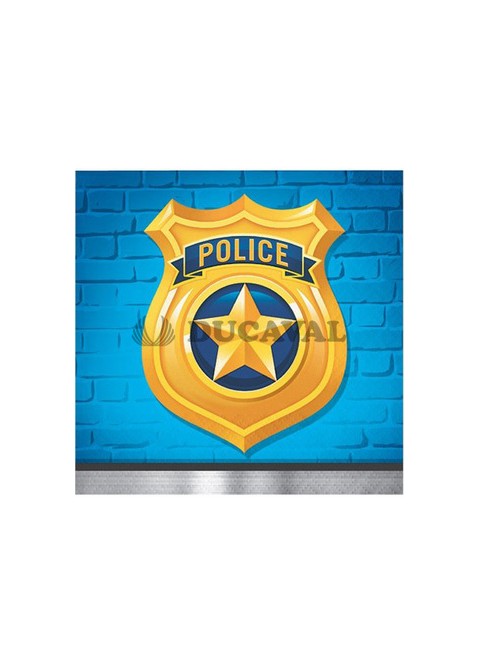 Servilletas policia 25cm
