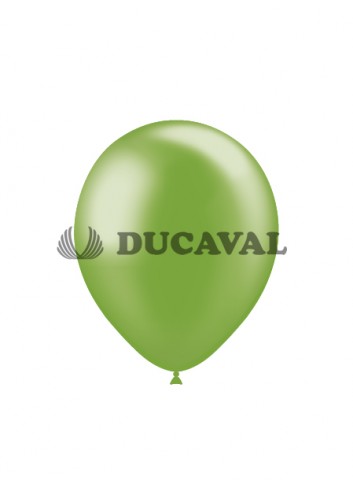 Globos 40cm metal verde m91 100ud