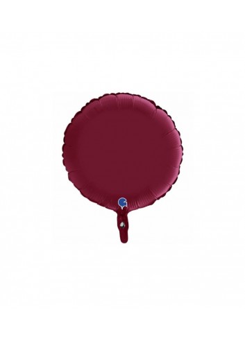 Globo foil satin circulo cereza 46cm