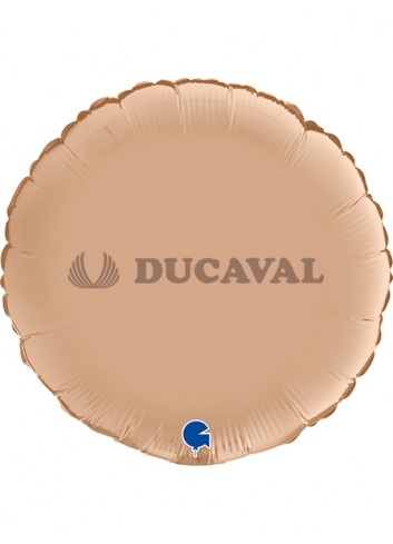 Globo foil satin circulo nude 46cm