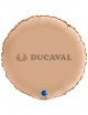Globo foil satin circulo nude 46cm