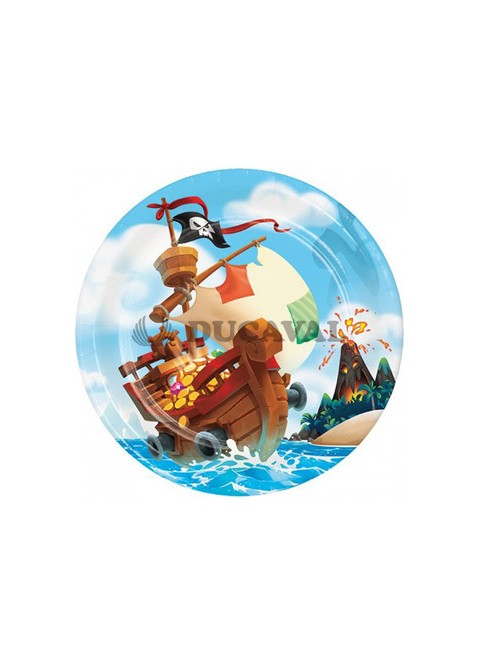 Plato Pirata 23cm 8U