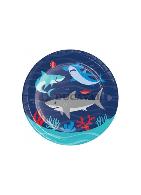 Platos Tiburon 18cm 8U