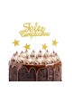 Topper feliz cumpleaños. Ducaval envios 24/48 horas