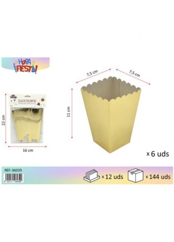 Caja palomitas oro  | Ducaval | Envías 24/48 horas 
