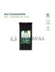 Cañas cuchara negras bio 20cm 100und