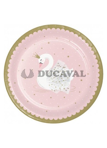 Platos Cisne 23cm 8U
