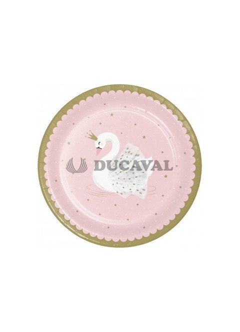 Platos Cisne 23cm 8U