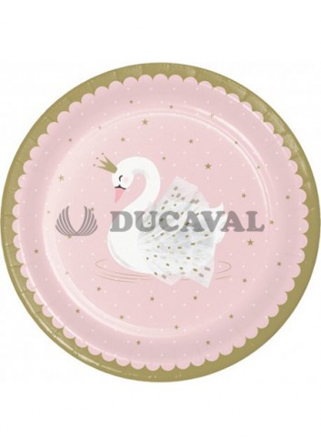 Platos Cisne 23cm 8U