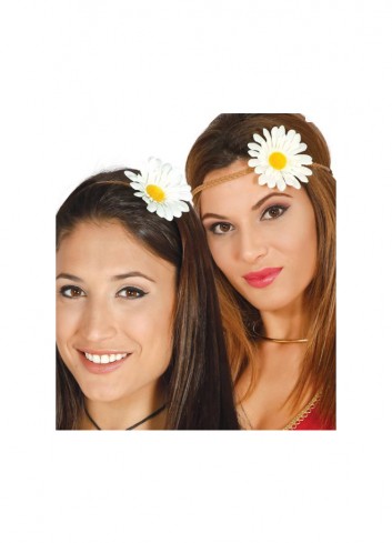 Diadema flor hippie