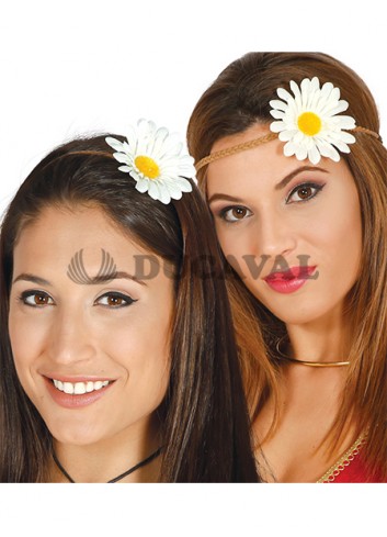 Diadema flor hippie