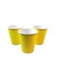 Vaso cartón amarillo 200cc 24ud | Ducaval | Envios 24/48 horas