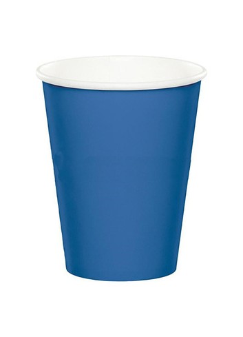 Vaso cartón azul 200cc. 24ud - Disfraces Ducaval