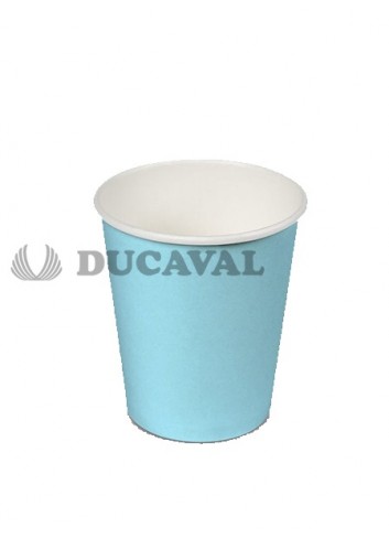 Vaso cartón azul baby 200cc 24ud - Disfraces Ducaval