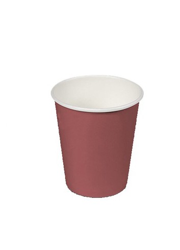 Vaso cartón burdeos 200cc 24ud - Disfraces Ducaval