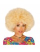 Peluca afro rubia extra