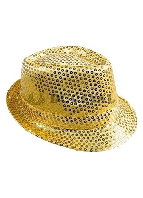 Sombrero lentejuelas dorado