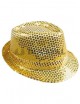 Sombrero lentejuelas dorado