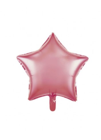 Globo foil estrella satín luxe blanco 45cm | Ducaval | Envíos 24/48 horas