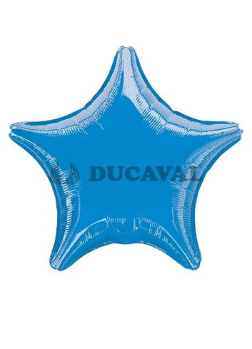 Globo foil estrella azul 48cm