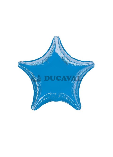Globo foil estrella azul 48cm