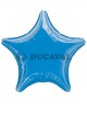 Globo foil estrella azul 48cm