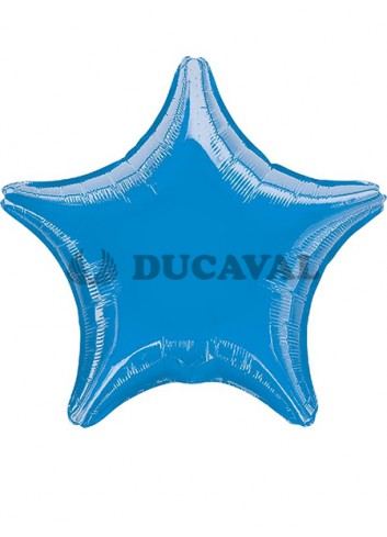 Globo foil estrella azul 48cm