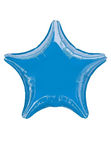 Globo foil estrella azul 48cm