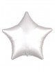 Globo foil estrella satín luxe blanco 45cm.